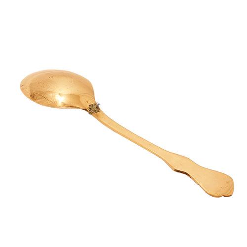 Indian Art Villa Brass Designer Spoon, Tableware Home Hotel