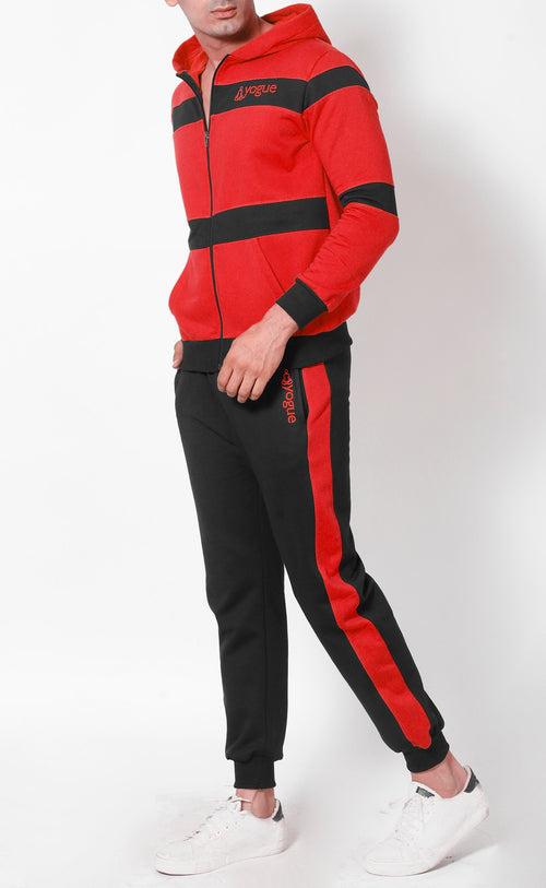 Black Crimson Thermal Tracksuit