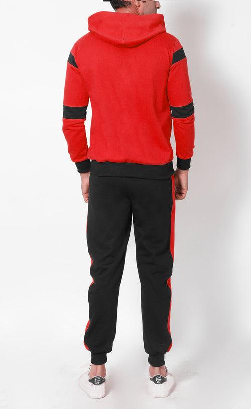 Black Crimson Thermal Tracksuit