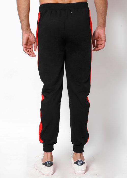 Black Crimson Thermal Joggers