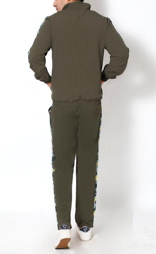 Olive Marine Athlete Tracksuit