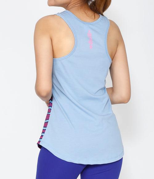 Sky Stripes Cotton Tank