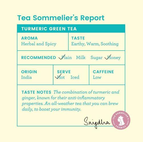 Turmeric Green Tea - Tea Bags