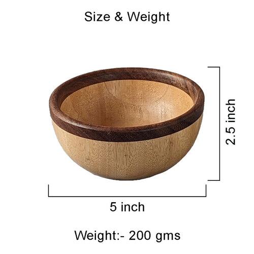 Wood Bowls Set Of 2 | Handmade Wooden bowls