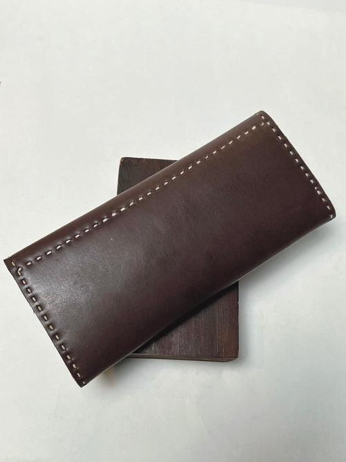 Apple Leather Wallet - Brown