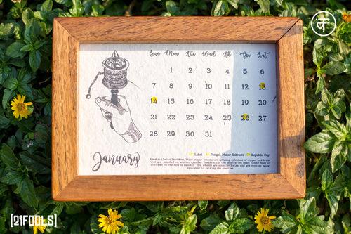 Kyaari - Plantable Seed Paper Calendar