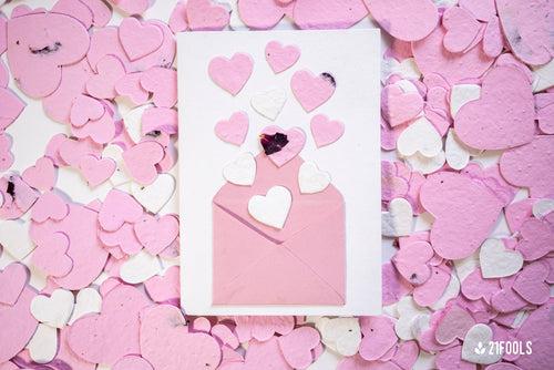 Valentine's Day - Love in an envelope - Greeting Card & Growing Kit