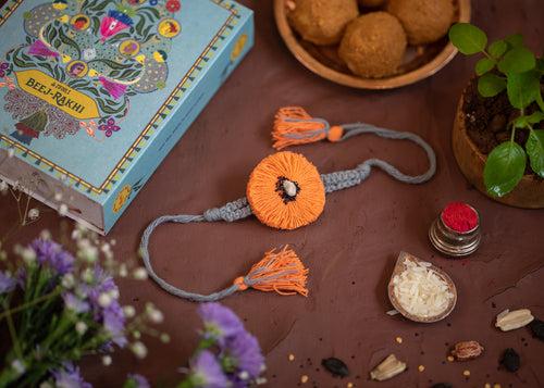 Pack of 4 - Eco-friendly Plantable Rakhi embedded with seeds