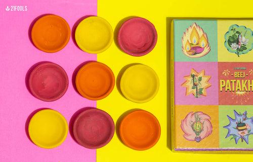 Eco friendly Diwali gift - Seed crackers with Clay Diyas