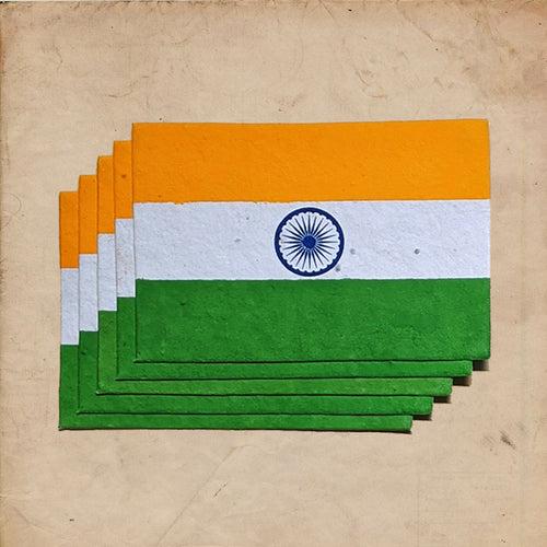 Indian Seed Flag - DIY KIT (Orange)