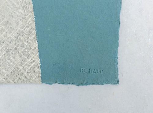 Write that story - Dusty Blue / Pack of 8 Handmade Paper A4 Sheets