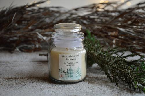 Winter Morning Snowfall Cookie Jar Candle