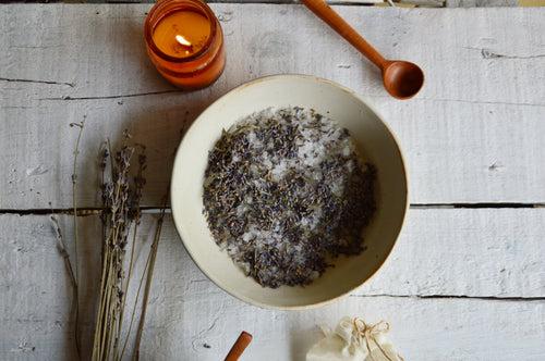Calming Lavender Bath Salts & Foot Soak