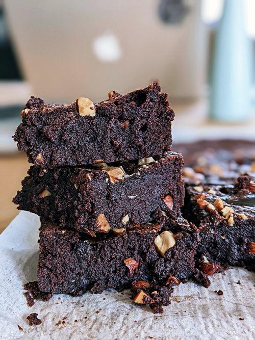 Belgian Chocolate & Almond Gooey Brownie