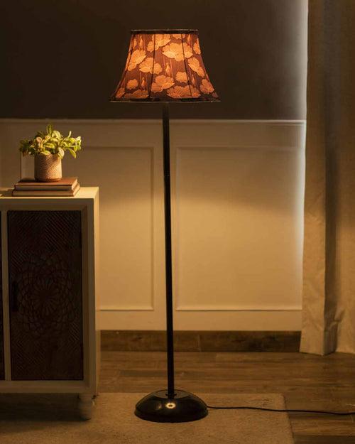 Floral Art Cotton Empire Lamp Shade