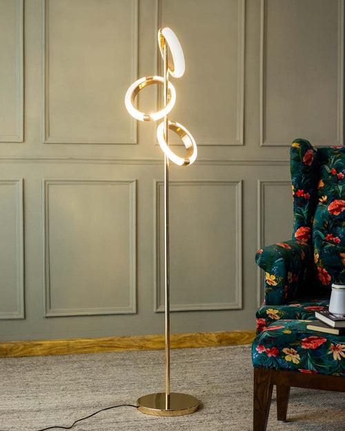 Concentric - 3 Light Floor Lamp