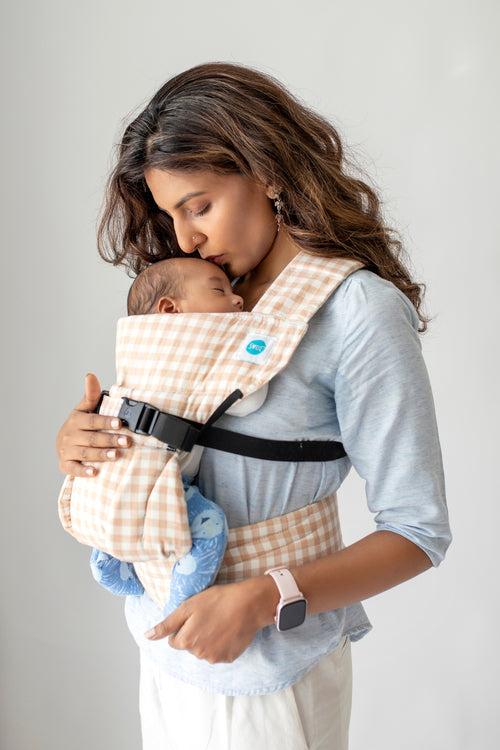 Lali Baby Carrier | 0-2y | Beige Checks