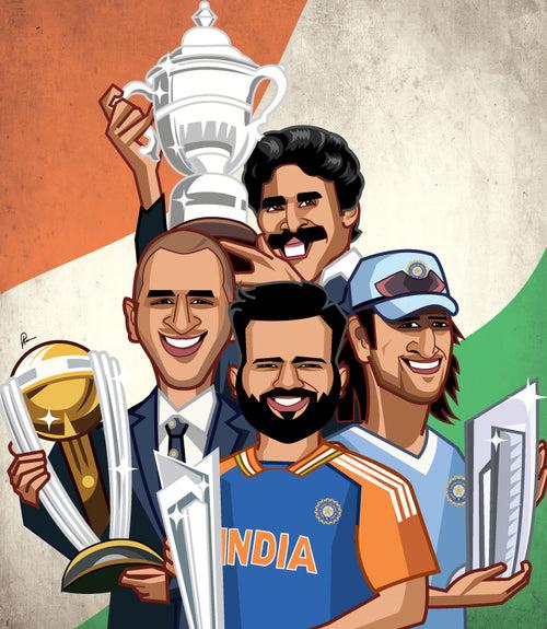 Victory Through Ages: India's World Cup Captains!