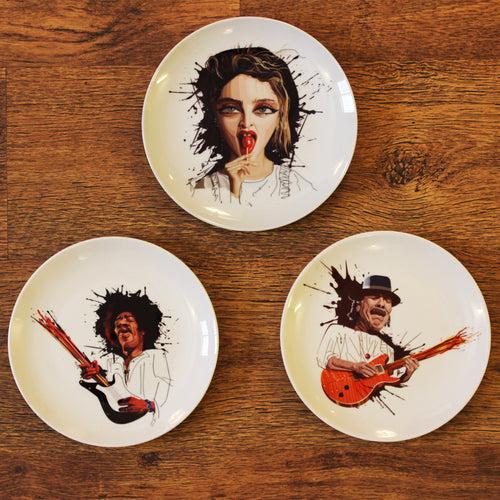 Material Girl Decor Plate