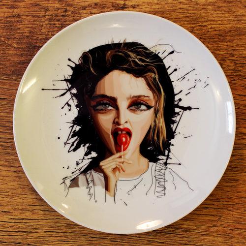 Material Girl Decor Plate