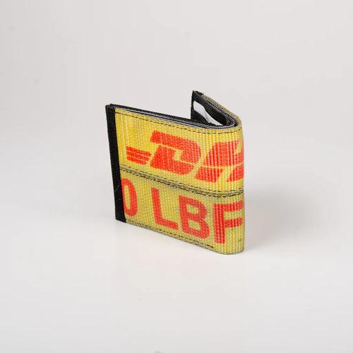 Wallet in Yellow Ex-Cargo Belts