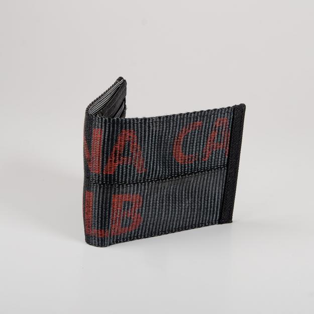 Wallet in Black Ex-Cargo Belts