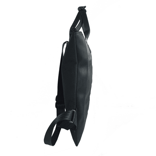 Noir Event Backpack in Rescued Car Seat Belts