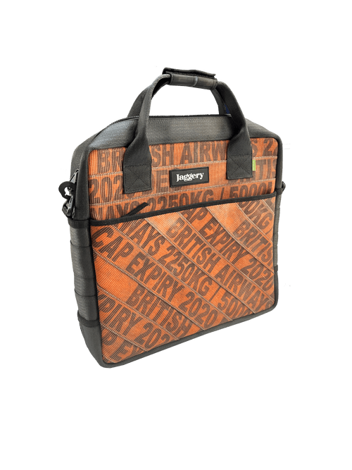 Serially Circular Pilot's Everyday Bag in Ex-Cargo Belts  [13" Laptop Bag]