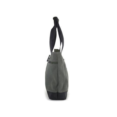 Festival Tote Bag in Olive Green [long handle]