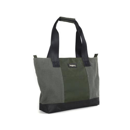 Festival Tote Bag in Olive Green [long handle]