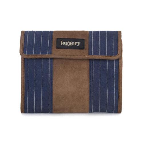 Life Organizer in Pinstripe Blue & Suede [iPad Mini & A5 Diary case]