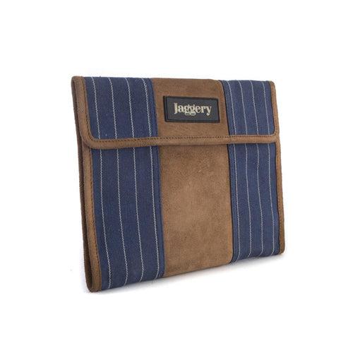 Life Organizer in Pinstripe Blue & Suede [iPad Mini & A5 Diary case]