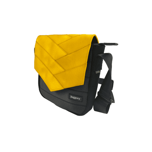 Friendly Soul Sling Bag in Yellow Decommisioned Cargo Belts