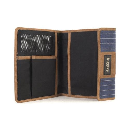 Life Organizer in Pinstripe Blue & Suede [iPad Mini & A5 Diary case]