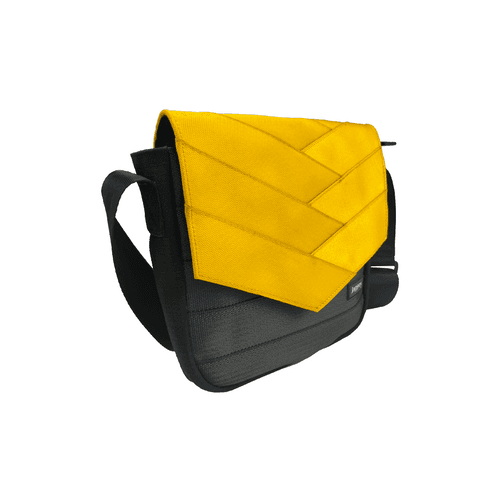 Friendly Soul Sling Bag in Yellow Decommisioned Cargo Belts