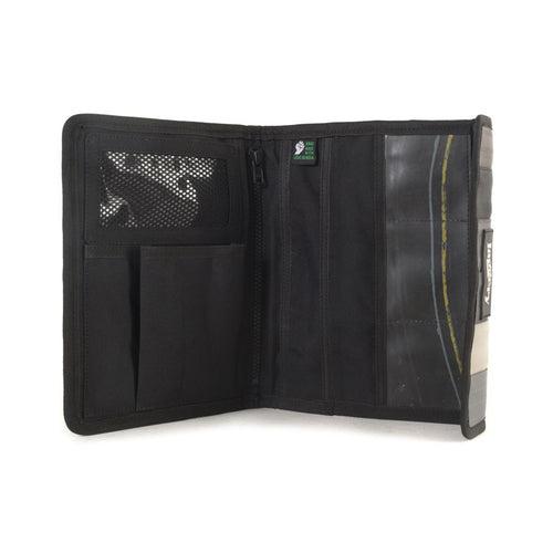 Life Organizer in Grey, Asphalt, Black and Beige Seat Belt [iPad Mini & A5 Diary case]