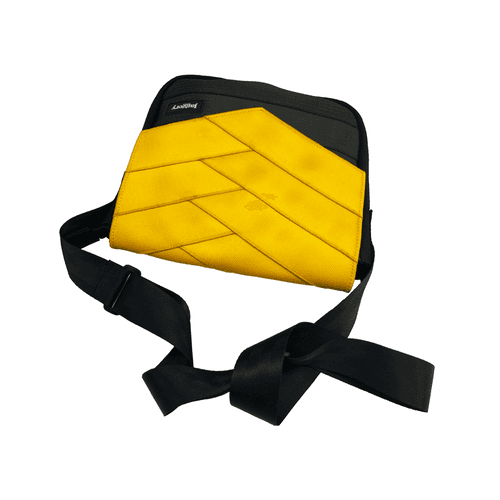 Friendly Soul Sling Bag in Yellow Decommisioned Cargo Belts