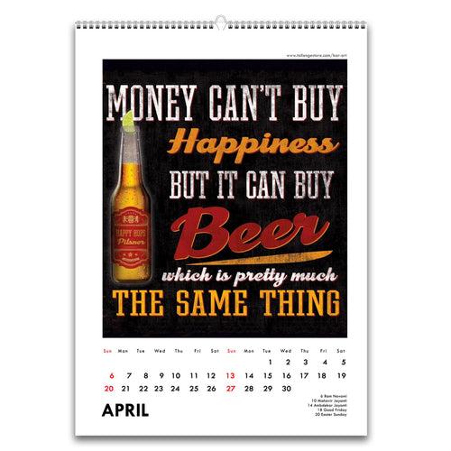 2025 Wall Calendar - Beer Poster Collection