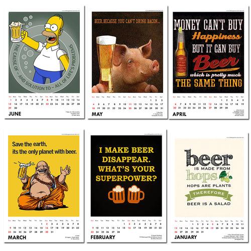 2025 Wall Calendar - Beer Poster Collection