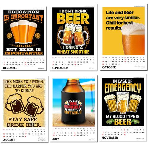 2025 Wall Calendar - Beer Poster Collection