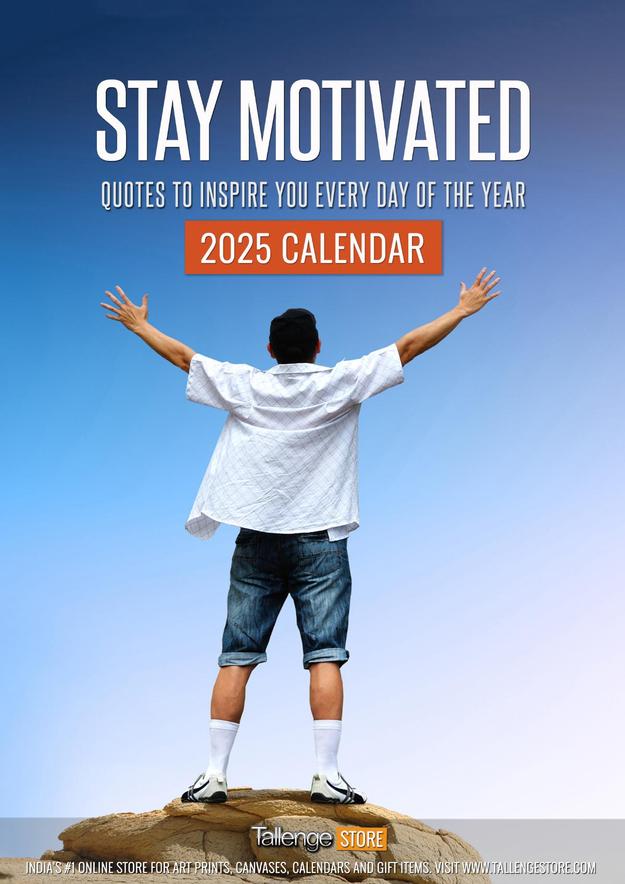 2025 Wall Calendar - Motivational Quotes