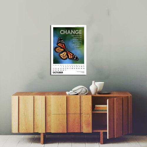 2025 Wall Calendar - Motivational Quotes