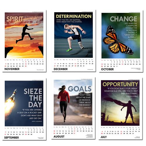 2025 Wall Calendar - Motivational Quotes