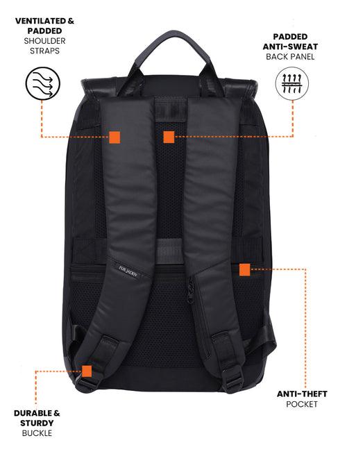 Pro-VII  Laptop Backpack I Stark Black