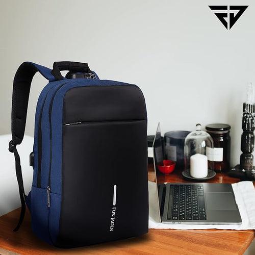 Navy Anti-Theft Backpack