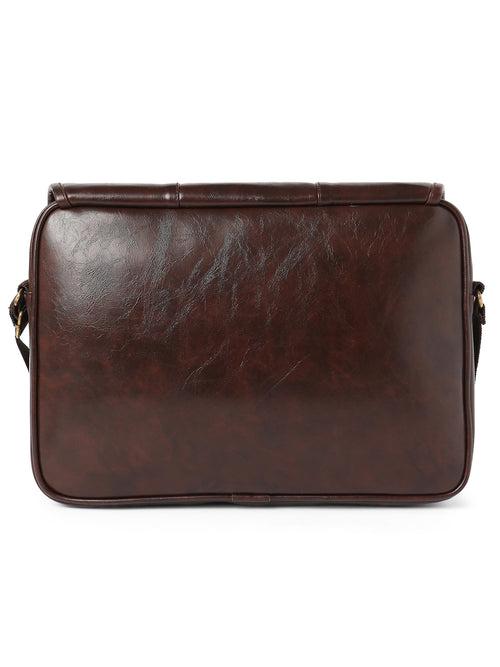 Cruelty Free Vegan Leather Crossbody (Brown)