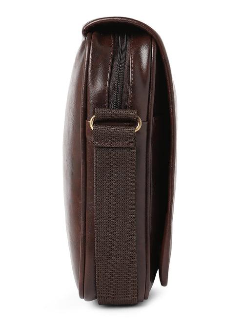 Cruelty Free Vegan Leather Crossbody (Brown)