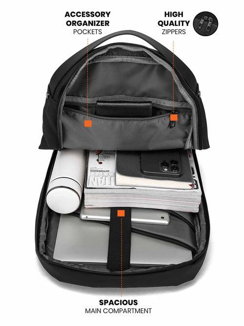 Pro-II Laptop Backpack | Charcoal Black