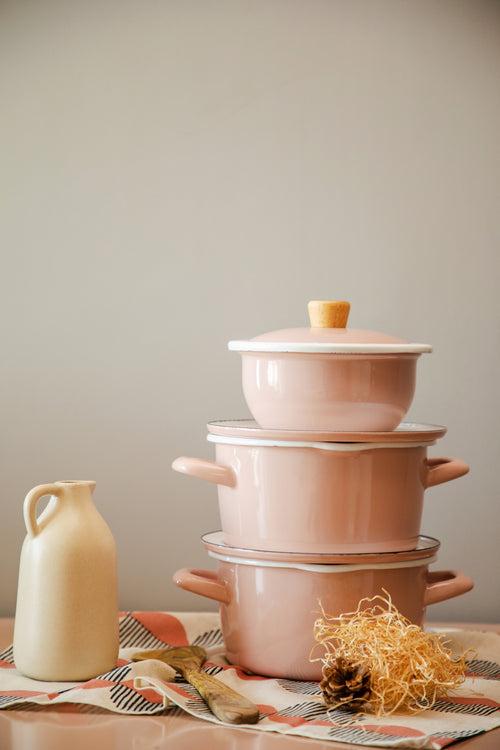 Ash Pink Casserole 18cm (2.3 Liters)