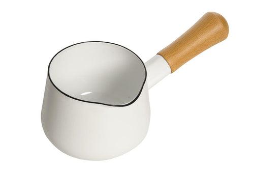 White Milk/Sauce Pan 12cm (0.75 Liters)